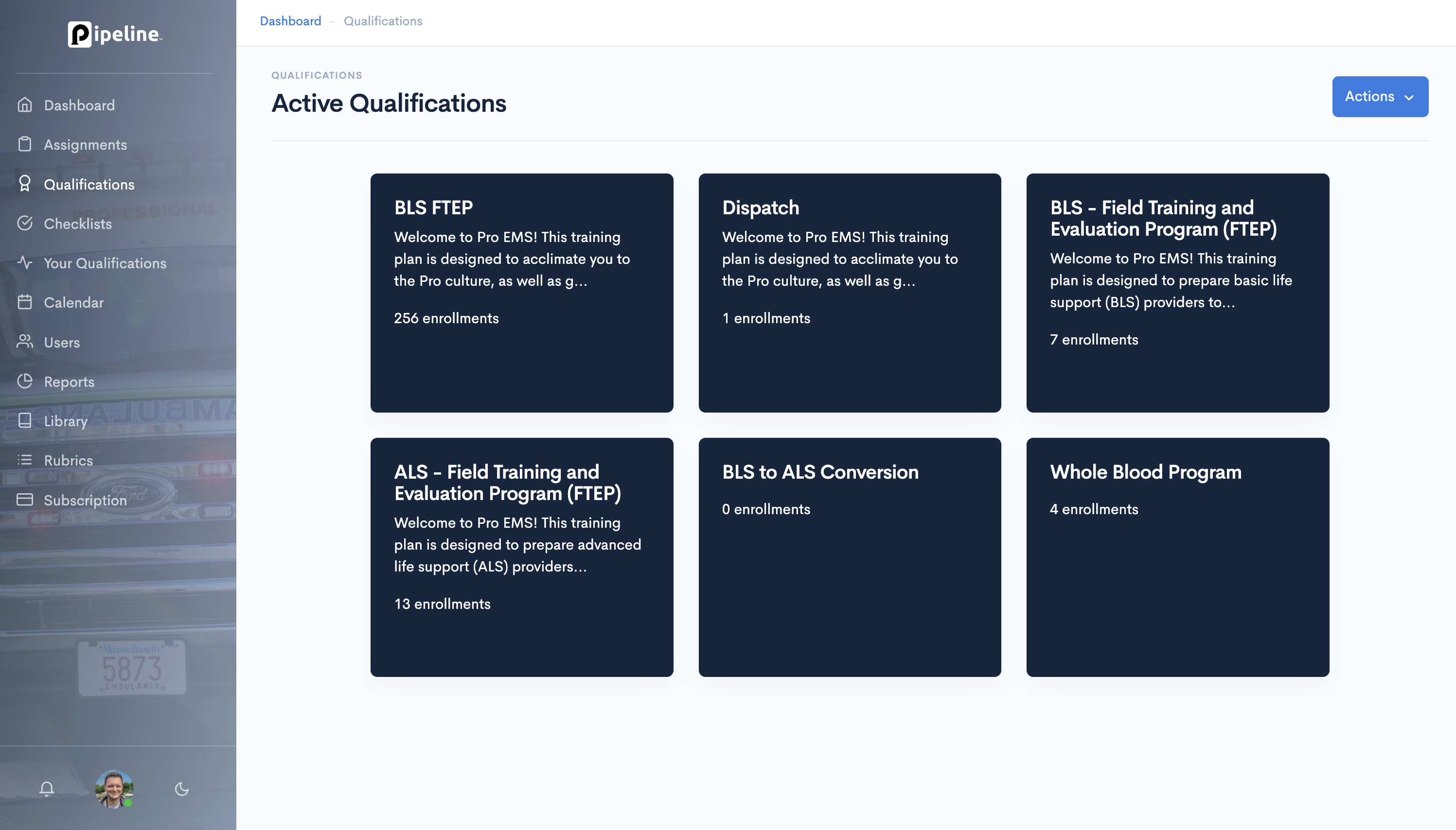 EMS Field Training Software | FTO Program Management | Pipeline